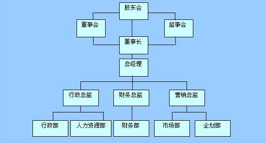 有限公司組織結構